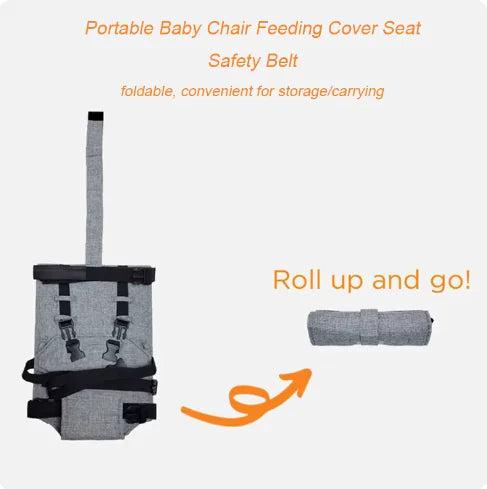 Child Chair Safety Belt  Adjustable Feeding Guard