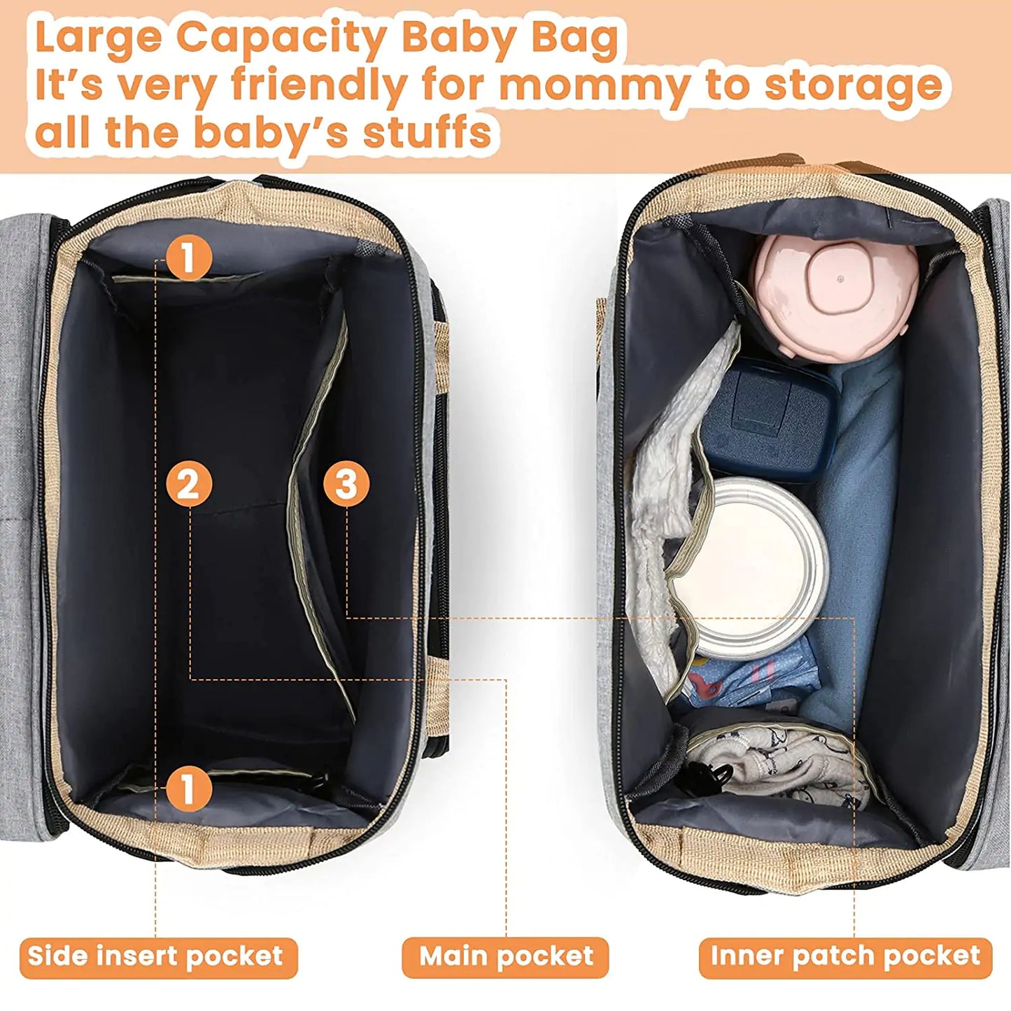 KIDDUNG Portable Baby Bed